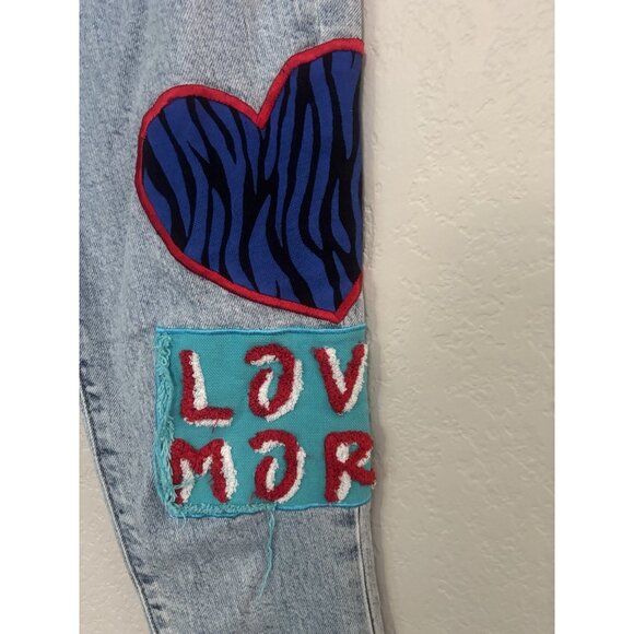 Alice + Olivia Good Patchwork Jeans Sz 26 (Minor Flaws) - Picture 5 of 15